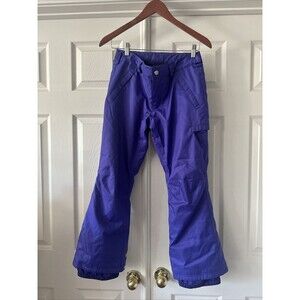 Burton Girls Purple Ski Pants Size 10/12 Lined Snowboard Outdoor Waterproof Snow